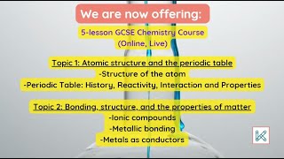 [Knowledger Course Updates] GCSE Chemistry [AQA] Tutorial Course by Mr. Patel