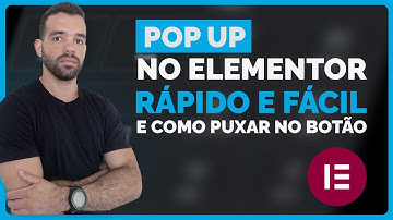 COMO CRIAR POP UP NO ELEMENTOR E PUXAR NO BOTÃO
