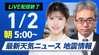 ウェザーニュースの配信のサムネイル画像