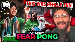 Hasan reacts to OfflineTV vs Fear\& FEAR PONG ft. AustinShow, QTCinderella, and Will Neff