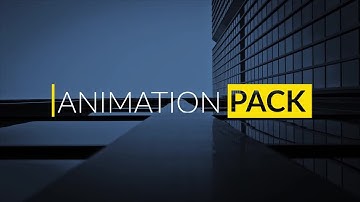 Minimal Title Animations Pack After Effects Templates