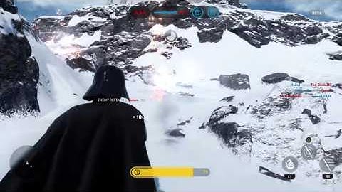STAR WARS: Battlefront - Darth Vader vs. Luke Skywalker (PS4 beta)