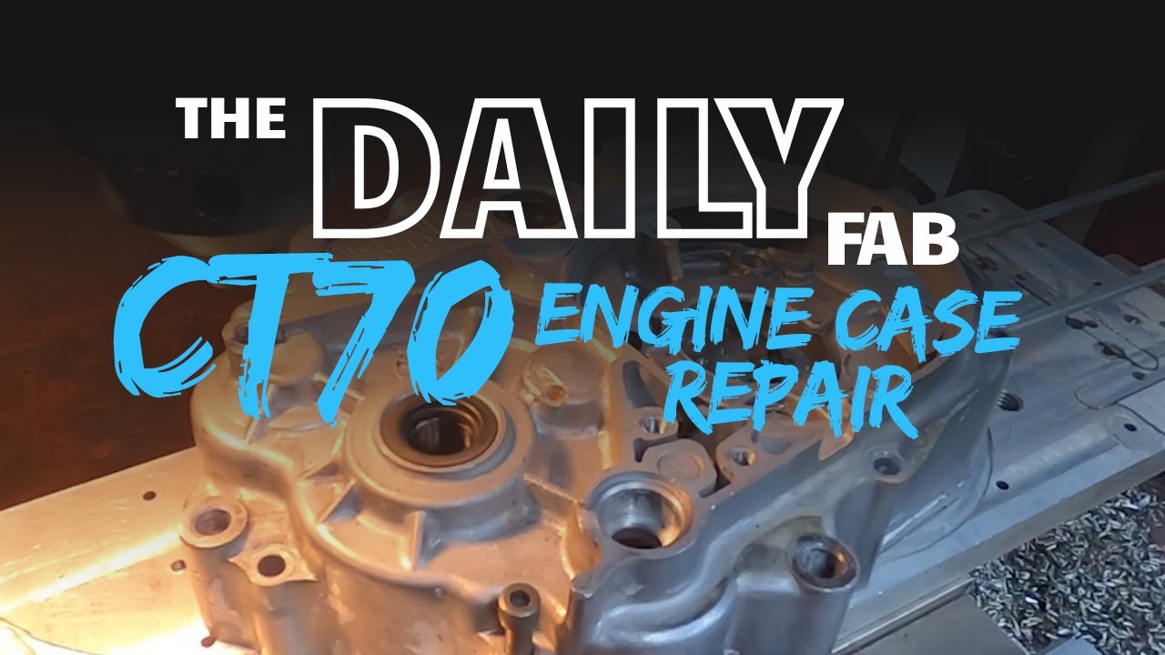 Honda CT70 Engine Case Repair | The Daily Fab - YouTube