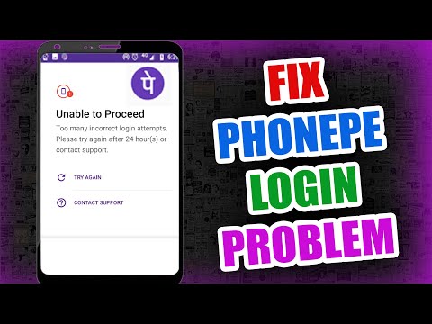 How To Fix Phonepe Unable To Proceed login problem In Tamil