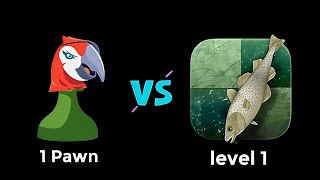 Will Polly Survive Against Worstfish With 1 Pawn !?! #chess #gothamchess #chesscom #chessgame