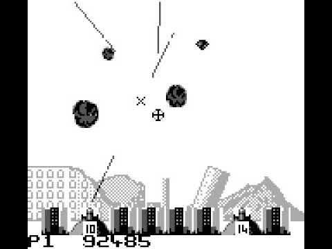 Missile Command for GB Walkthrough