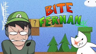 FNF bite FERNAN MIX lyrics | Syobon action en español por Fernanfloo