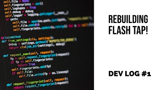 Rebuilding Flash Tap Dev Log Xcode, Swift 5