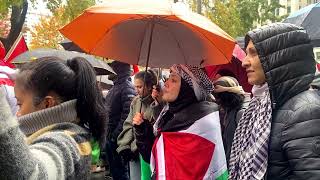 Free Palestine Protest Montreal Oct 22Nd 2023