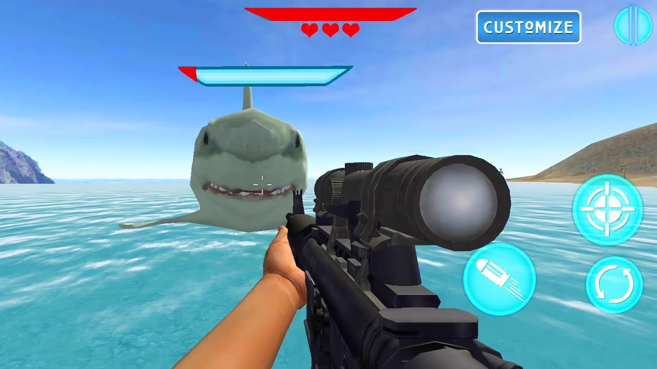 🦈 Shark Sniper Hunting _ Android GamePlay #3