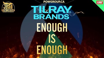 [LIVE] Tilray Brands: Enough is Enough... We Need Change NOW