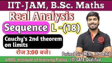 Sequence | Lec.-18 /Cauchy