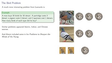 Leonardo of Pisa:  Rabbits and Birds