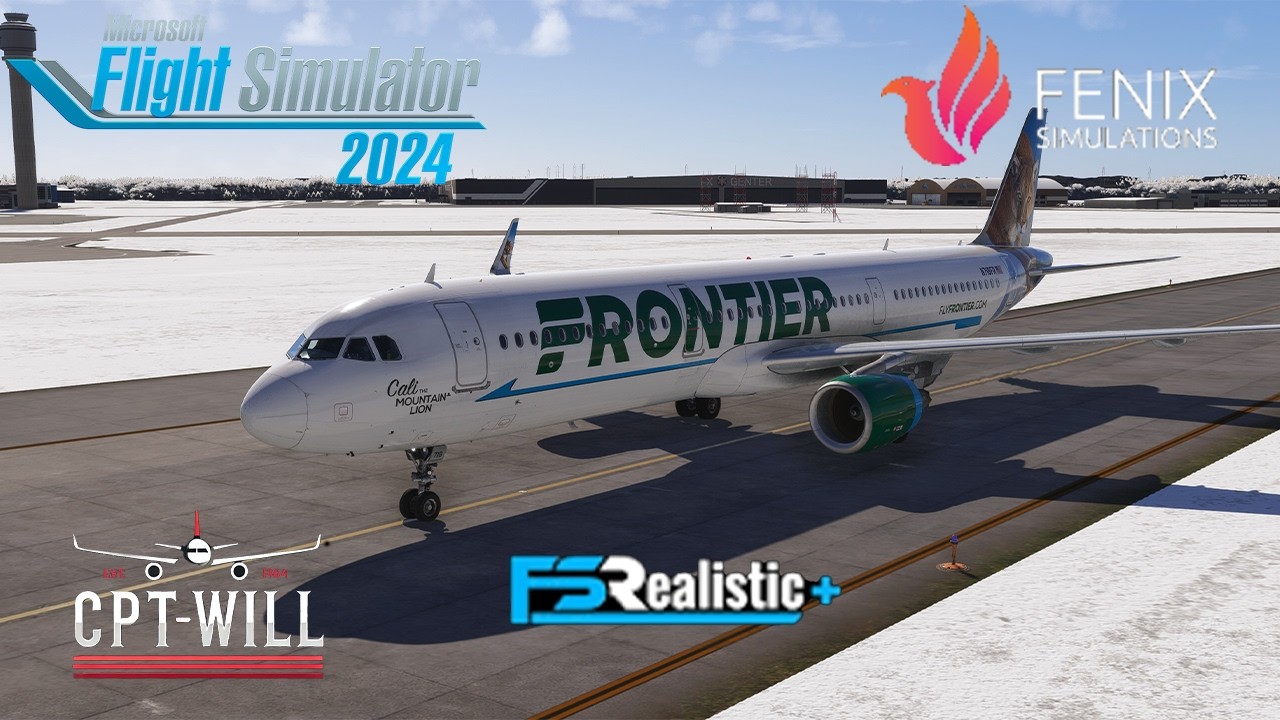 Landing a A321 with FSRealistic + | MSFS 2024