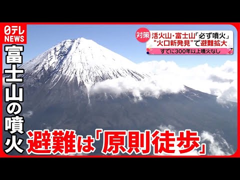 【富士山噴火対策】避難は「原則徒歩」に見直し…なぜ？  過去には巨大地震が“引き金”懸念も