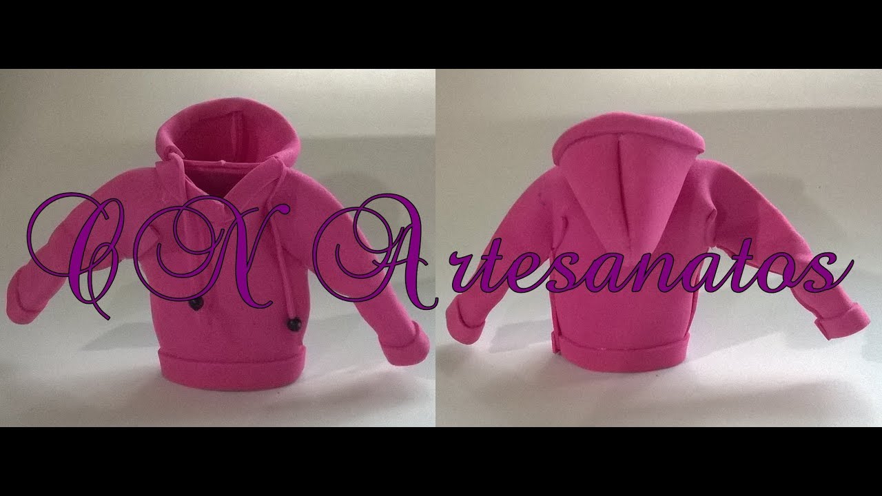 Moletom de e.v.a. com Capuz para fofucha