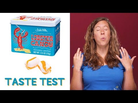 Lobster Hard Candy Taste Test - Lobster Hard Candy Taste Test