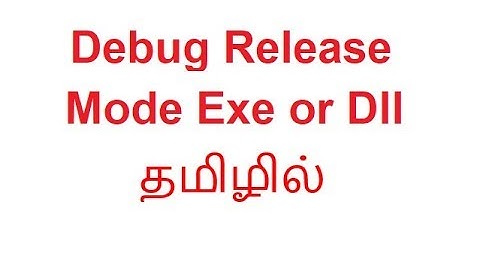 How to Debug a release mode exe or process in production using DnSpy in Tamil | Dotnet Framework