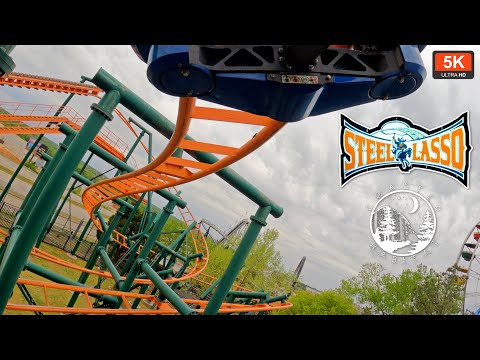 Steel Lasso Front Seat On Ride POV 5K 60FPS | Vekoma