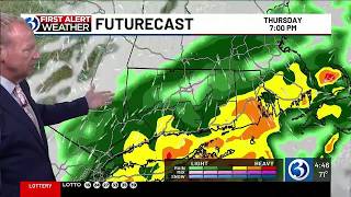 FORECAST Dry and less humid before mugginess rain chances increase