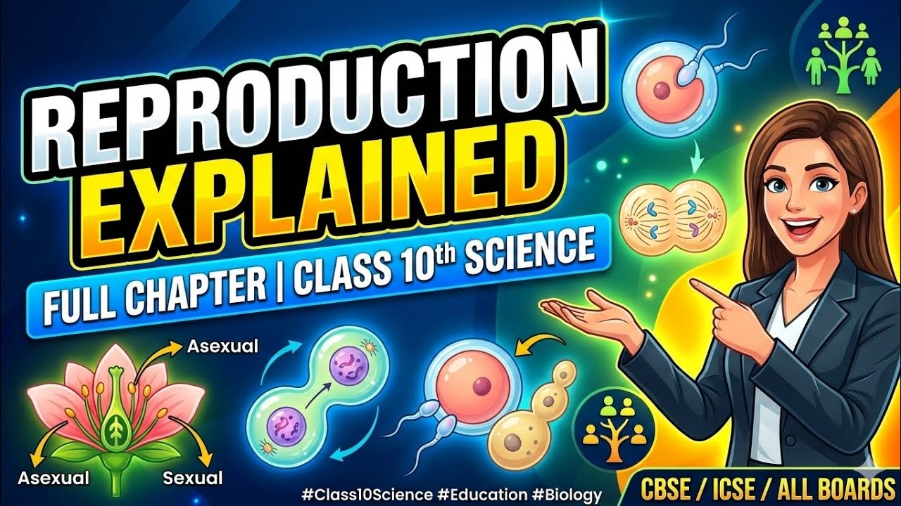 Reproduction class 10th full chapter explanation by Zoya Mam