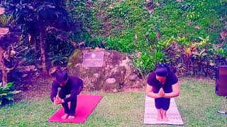 Dancing warrior flow yoga with Rude Boy - Late Night Melancholy (Sape' Cover by Alif Fakod)