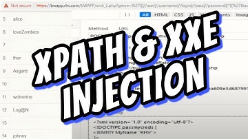 Ethical Hacking: Identifying XPath & XXE Injection Vulnerabilities