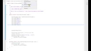 Build Automatically Option Eclipse Demo Steps