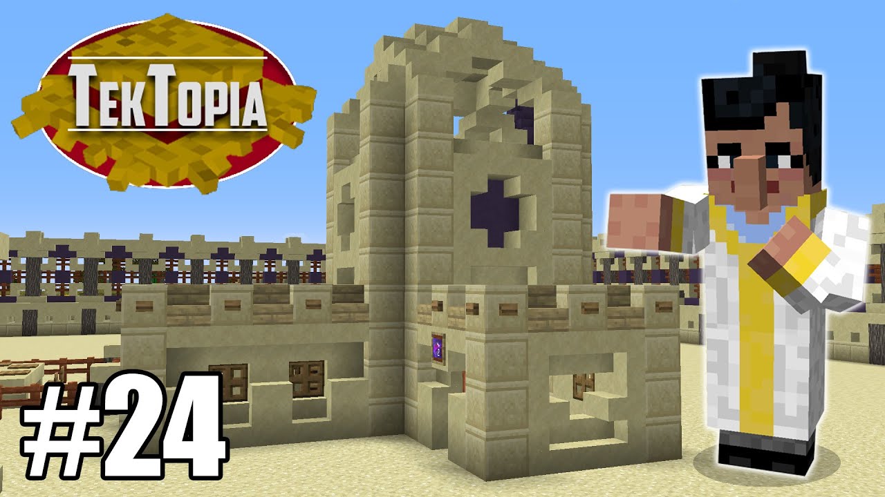 TekTopia #24 - The Cleric Heals All (Minecraft Villager Mod)