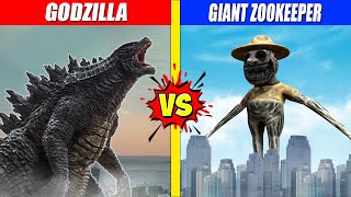 Godzilla vs Giant Zookeeper (Zoonomaly) | SPORE