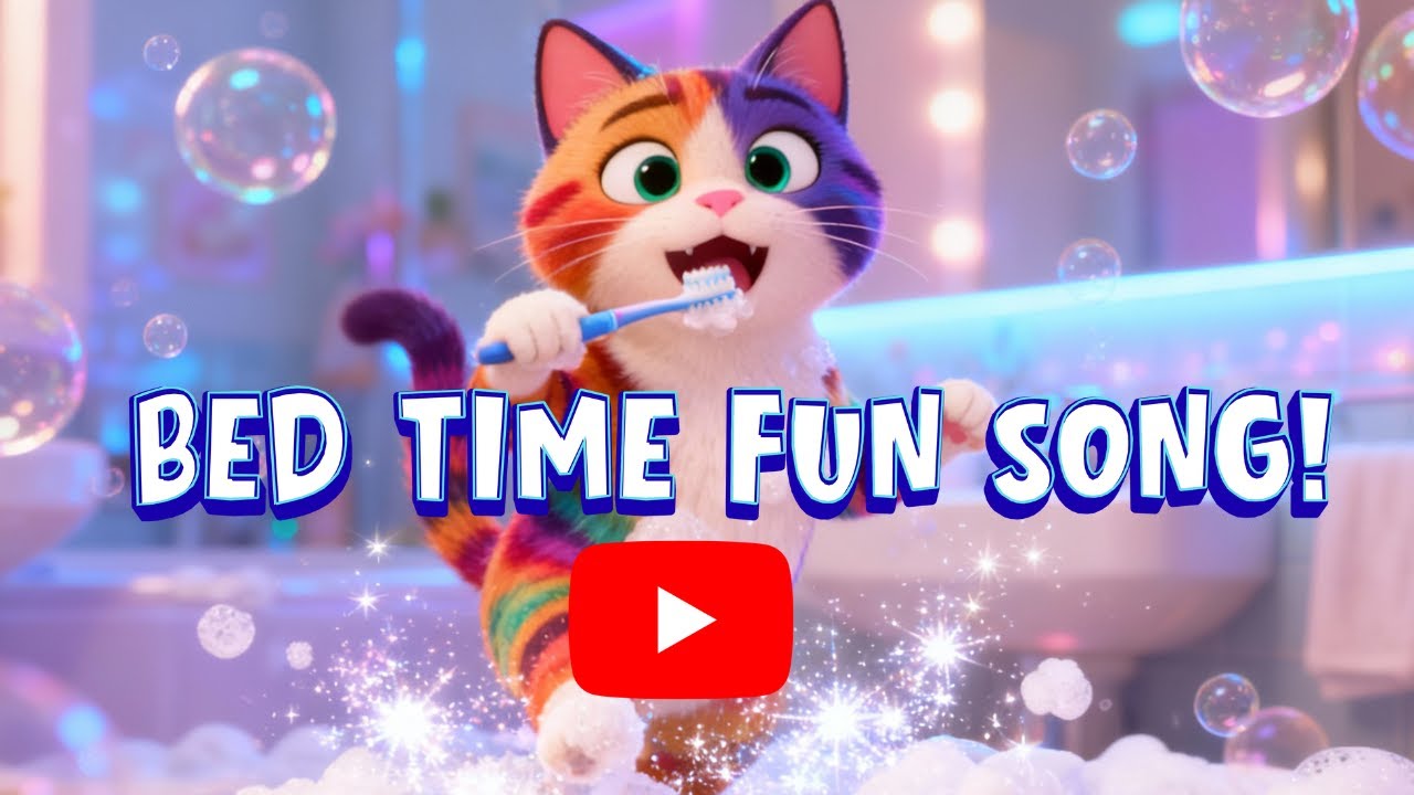 🌙 “Bali Cat’s Bedtime Song 💤 - Relaxing Bedtime Routine Song for Children”