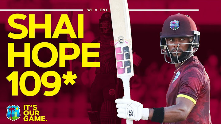 Captain's Innings! | Shai Hope Hits Match-Winning 109 Not Out | West Indies v England