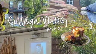 College vlog!! part #2 (с опозданием..)/будни из жизни иностранного студента/арт программа/VLOG 40