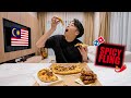 A Japanese Reviews Domino's New Top Secret Sauce Spicy Fling Pizza in Malaysia マレーシアのドミノピザ食べてみた
