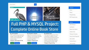 Complete Online Book Store using PHP and MySQL | Online Library Management System