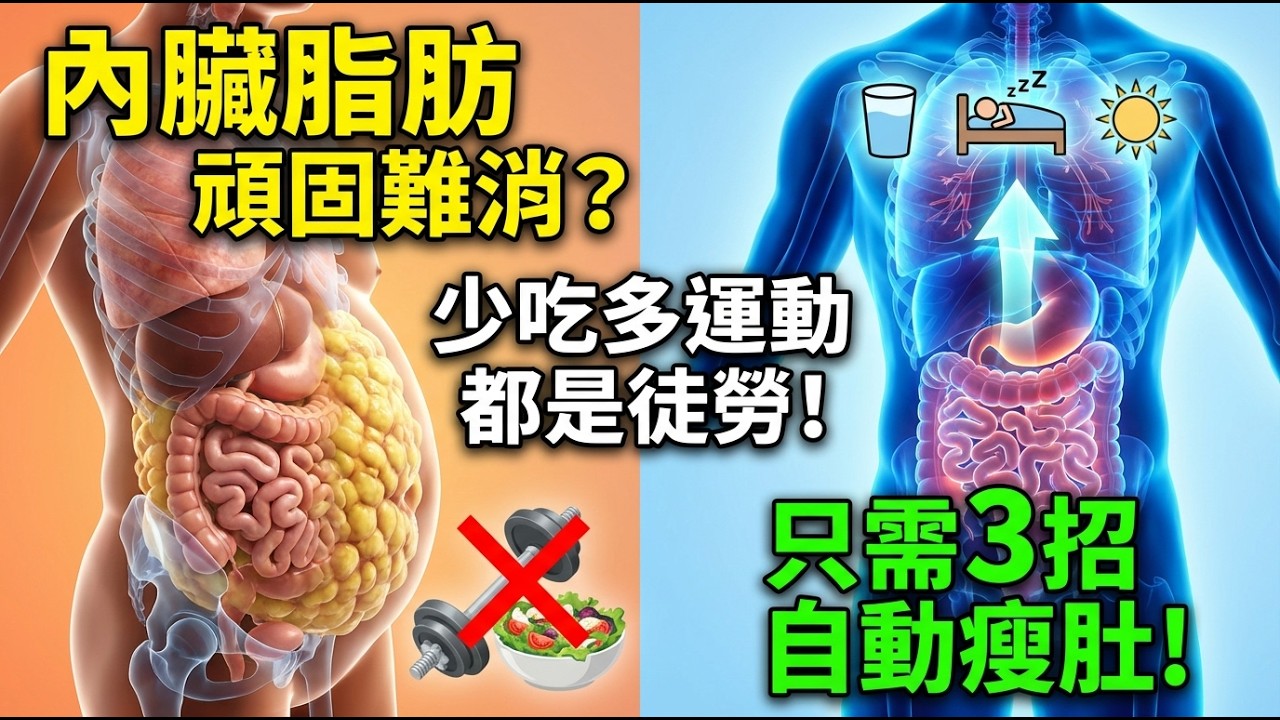 50歲後瘦肚子難？醫師曝：少吃多動沒用！3招校正代謝，內臟脂肪悄悄消、腰圍回春