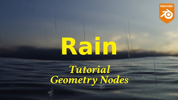 Procedural Rain effect with Geometry Nodes in Blender - Detailed Tutorial