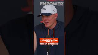 #BoNix on his confidence entering year 3️⃣ #broncos #nfl #football