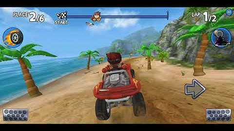 Beach Buggy Racing Chowder Bowl Level 10 Walkthrough Crab Cove | ST Warriors Gaming | STW