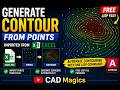 Generate Contours from Excel Points in AutoCAD (FREE LISP Included!)