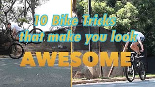 10 Mountain Bike Tricks That Make You Look AWESOME