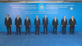 President Erdogan at Organization of Turkic States (OTS) summit in Astana