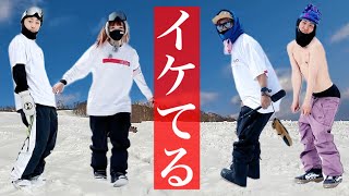 何着てる？春のスノーボード