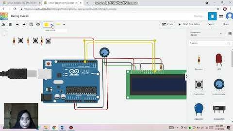 JAM DIGITAL ARDUINO | TINKERCAD