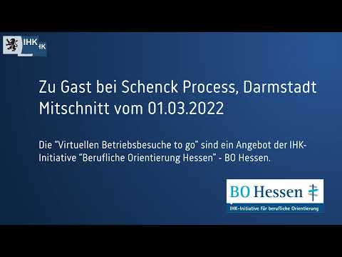 Virtuelle Betriebsbesuche: Zu Gast bei Schenck Process, Darmstadt. Mitschnitt vom 01.03.2022