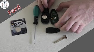 Ford Keyless Go Schlüssel Batterie wechseln[Focus RS...] [Tutorial/Anleitung]🇩🇪