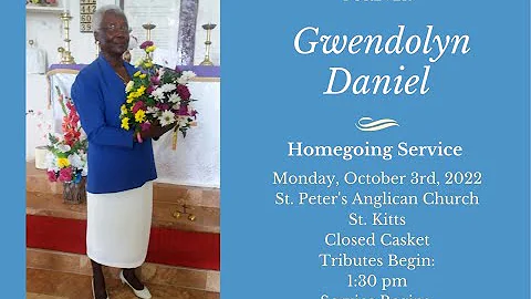 Burial Service of Celebration for the Life of Gwen...