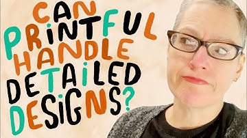 Can Printful handle detailed designs? My experience - Printful t-shirt review - Kathy Weller Art