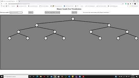 Binary Tree Visualizer with vanilla JavaScript!