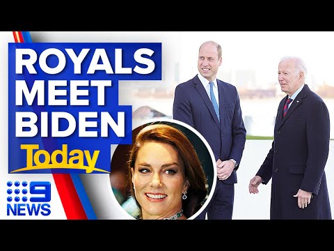 Royals meet us president joe biden before earthshot prize | 9 news australia